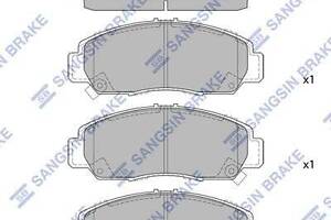 Комплект колодок гальмівного диска SP2012A