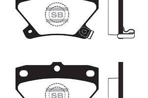 Комплект колодок тормозного диска SP2044