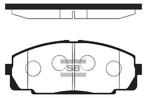 Комплект колодок тормозного диска SP2077