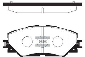 Комплект колодок гальмівного диска SP2093