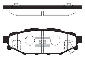 Комплект колодок гальмівного диска SP2118