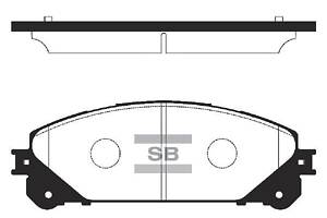 Комплект колодок тормозного диска SP2137