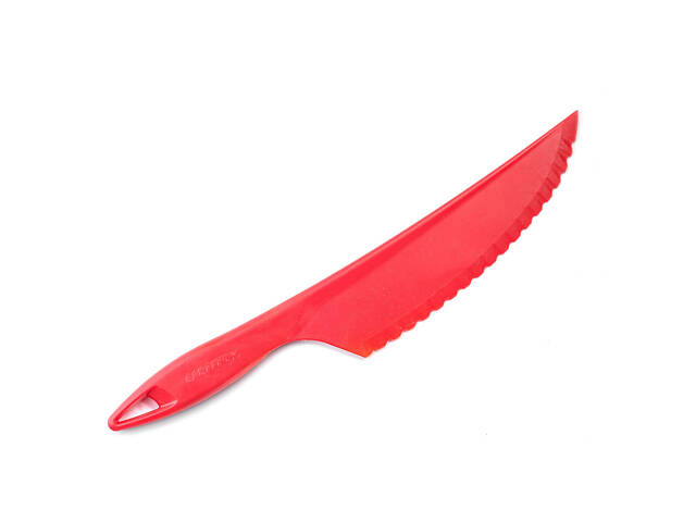 Комплект килимок силіконовий для розкачування тіста, випічки та заморожування напівфабрикатів 81х61 см і ніж пластиковий Червоний - Фото 7