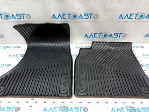 Комплект ковриков салона Audi A4 B8 08-16 чёрный резина