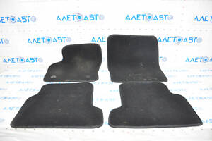 Комплект ковриков салона Ford Escape MK3 13-19 тряпка черный, не ориг