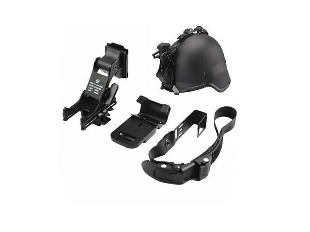 Комплект креплений на круглую каску Mich Ach для NVG PVS-14 PVS-7 для быстрого съема - Фото 1