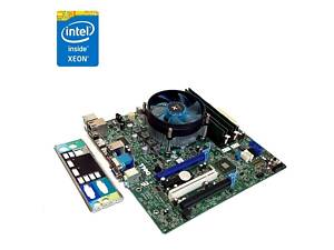 Комплект: Материнська плата Dell Optiplex 7010 MT / Intel Xeon E3-1230 v2 (4 (8) ядра по 3.3 - 3.7 GHz) (аналог i7-3770) / 32 GB DDR3 + Кулер Vinga Q4 б/в