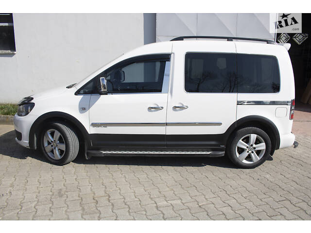 Комплект молдингов и расширителей арок 1 дверь, короткая база для Volkswagen Caddy 2015-2020 гг - Фото 12