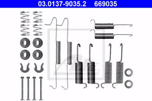 Комплект монтажный тормозных колодок, VW Transporter III; 1.6-2.0, 84-92