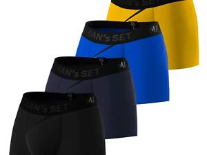 Комплект чоловічих трусів MAN's SET Класика 2.0 2XL Різнокольоровий 4 шт (1155-2098)
