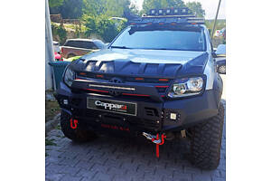 Комплект накладок на капот DRAGON (3 шт) для Volkswagen Amarok 2010-2022 гг