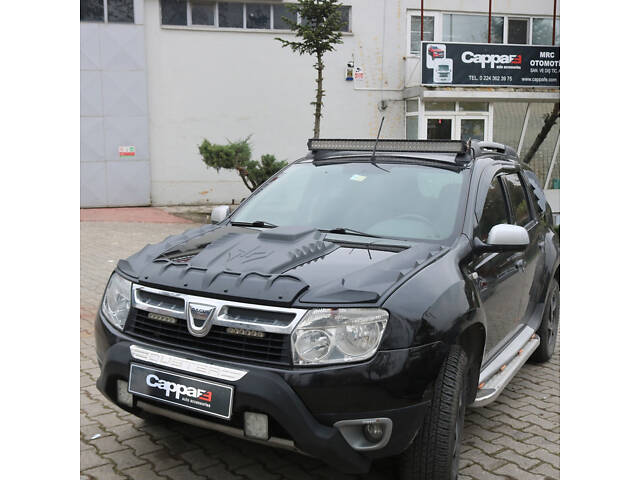 Комплект накладок на капот DRAGON (3 шт) для Dacia Duster 2008-2018 гг - Фото 3