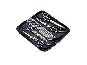 Комплект ножниц для ухода за домашними собаками из нержавеющей стали JKA 5 шт