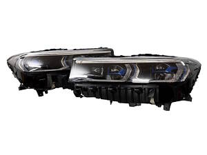 Передние фары (Full Led в стиле Laser апгрейд в 2019+) на BMW 7 Series G11/G12 2015-2019 года