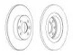 Комплект передніх гальмівних дисків (2 шт) Logan, Sandero