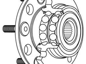 Комплект подшипника на Auris, Avensis, Corolla, Prius, Rav 4, Verso