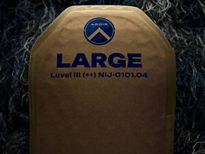 Комплект Полегшених плит Aegis ІІІ++ класу (NIJ) X-Large 28×36 см 3PPCA-MC