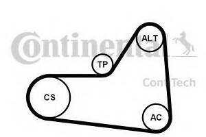 Комплект поліклиновий (ремінь+ролики) CONTITECH 6PK1070K1 на VW TIGUAN (5N_)