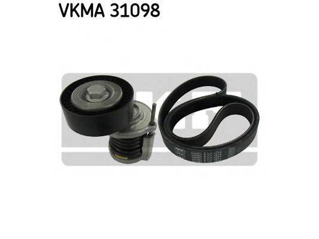 Комплект поліклинового ременя SKF VKMA31098 на VW PASSAT (362) - Фото 1