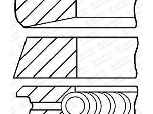 Комплект поршневых колец на 1 цилиндр GOETZE 0832550000
