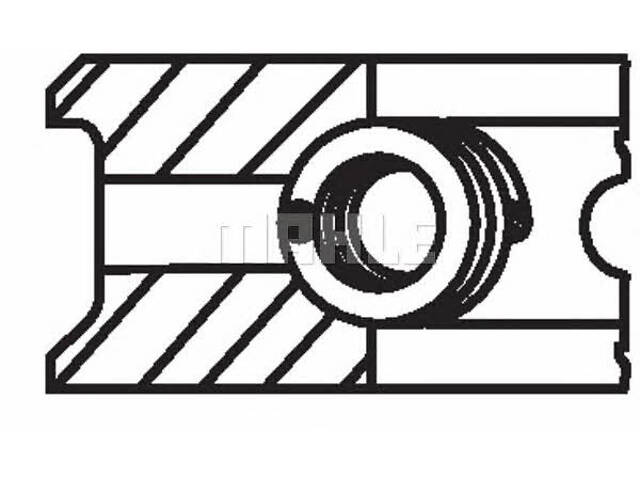 Комплект поршневых колец на 1 цилиндр - Фото 1