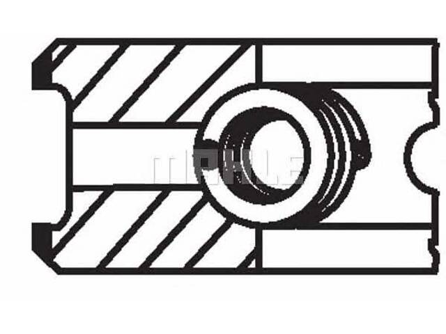 Комплект поршневых колец на 1 цилиндр - Фото 1