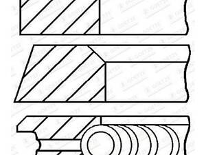 Комплект поршневых колец на 1 цилиндр 0,50мм 0840520700