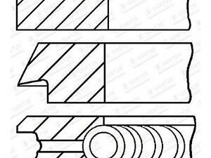 Комплект поршневых колец на 1 цилиндр 0814070000