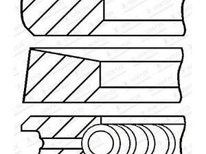 Комплект поршневых колец на 1 цилиндр 0828710000