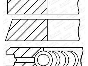 Комплект поршневых колец на 1 цилиндр 0830670000