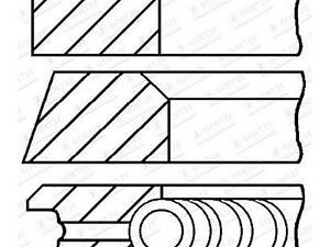 Комплект поршневых колец на 1 цилиндр 0833470010