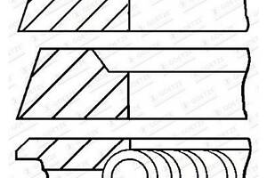 Комплект поршневых колец на 1 цилиндр 0850060000