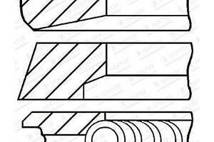 Комплект поршневых колец на 1 цилиндр 0874000000