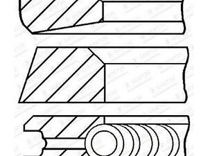 Комплект поршневых колец на 1 цилиндр 0878480000