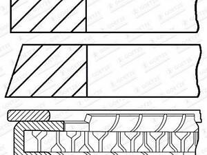 Комплект поршневых колец на 1 цилиндр
