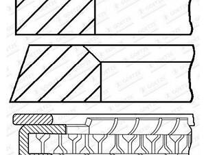 Комплект поршневых колец на 1 цилиндр