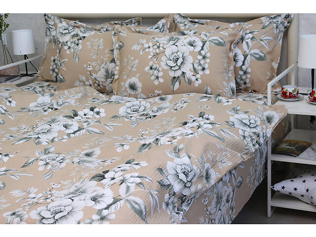 Комплект постільної білизни Ranforce Gofre RG-03 - Фото 4