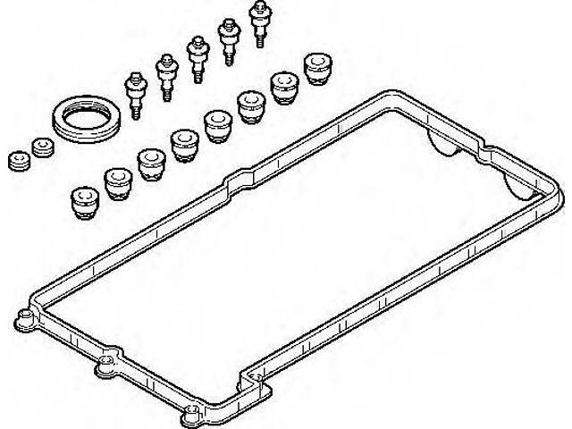 Комплект прокладок, кришка головки циліндра ELRING 725340 на MORGAN AERO 8