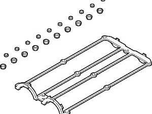 Комплект прокладок клап.кришки