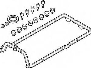 Комплект прокладок клапанної кришки (R) BMW 5(E60),7(E65,E66) X5(E70,E53) 3,6-4,4 N62 01- ELRING 725330 на MORGAN AERO 8