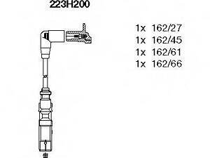 Комплект проводів AUDISKODAVW OctaviaGolfCaddy 1,6 99 BREMI 223H200 на AUDI A4 седан (8D2, B5)