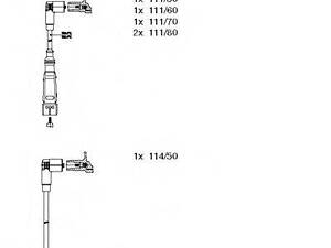 Комплект проводов AUDIVW 80100Passat 2,0-2,3 85-96 BREMI 447 на AUDI 500 (44, 44Q, C3)