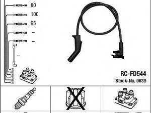 Комплект проводов зажигания NGK 0639 на FORD FIESTA Mk IV (JA_, JB_)