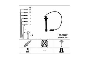 Комплект проводов зажигания 0352