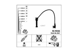 Комплект проводов зажигания 0641