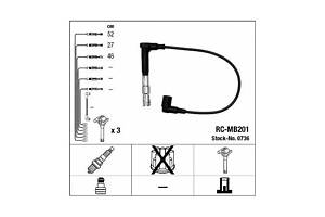 Комплект проводов зажигания 0736
