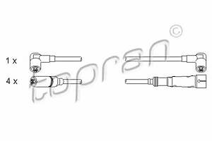 Комплект проводов зажигания 102982