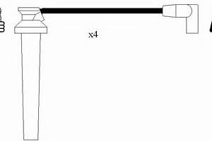 Комплект проводов зажигания 2476