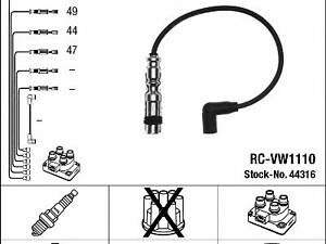 Комплект проводов зажигания 44 316