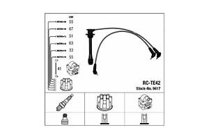 Комплект проводов зажигания 9617